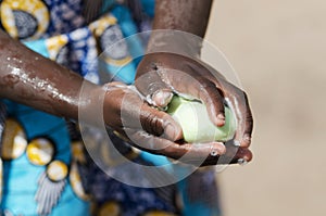 Soap and Water for Clean Hands for African Children