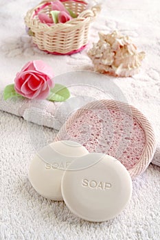 Soaps for bath and spa treatment
