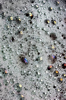 Soapsuds bubbles abstract background texture