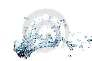 Soar Abstract water splash and bubble liquid photo