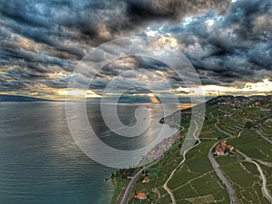 Soaring above the Lavaux