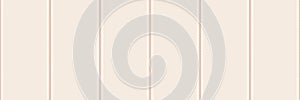 Sobby texture lines fabric, industrial stripe seamless vertical. Bined vector pattern textile background in light and ivory colors