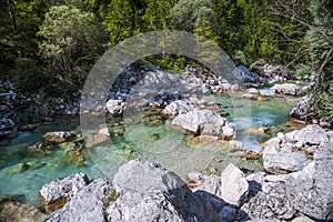 Soca/Isonzo river, Slovenia