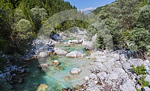 Soca/Isonzo river, Slovenia