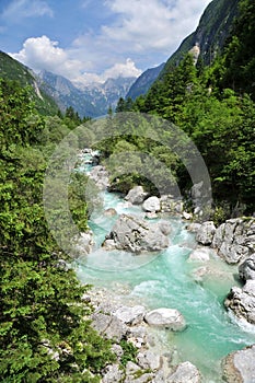 Soca/Isonzo river, Slovenia