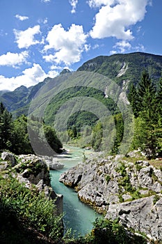 Soca/Isonzo river, Slovenia