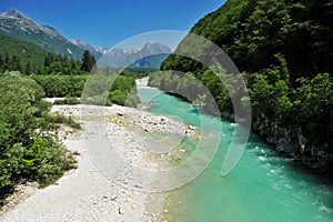 Soca/Isonzo river, Slovenia