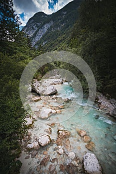 Soca river in Slovenia