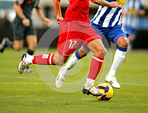 Soccer action