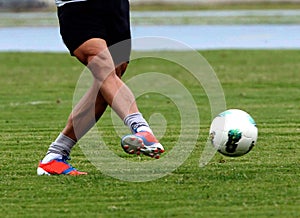 Soccer action photo
