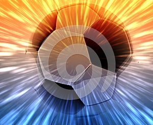 Soccer ball abstract