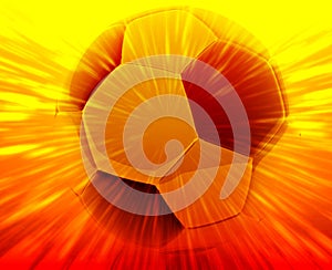 Soccer ball abstract