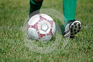 Soccer Ball Action Shot