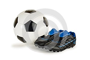 Soccer Ball and Soccer Shoes