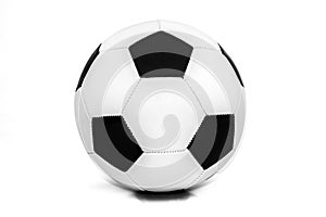 soccer ball closeup image. soccer ball isolated on white background.