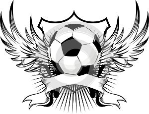 Balón de fútbol símbolo 