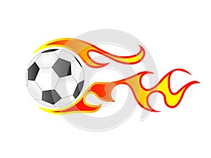 Soccer Ball fire