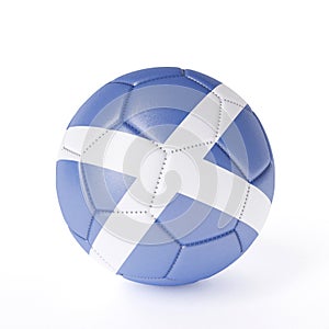 Soccer ball with flag