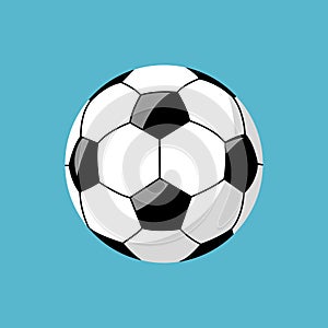 Soccer ball. Football game. Vector Illustration