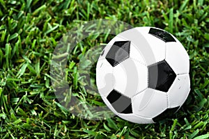Soccer Ball Football on Grass