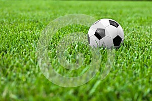 Soccer Ball Futbol on Grass