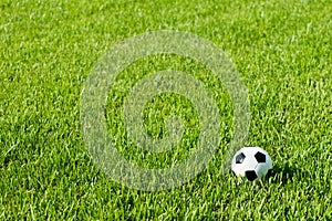 Soccer Ball Futbol on Grass photo