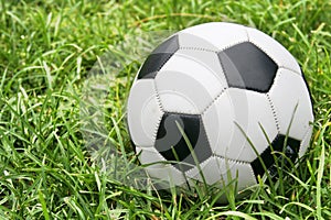 Soccer ball on Grass