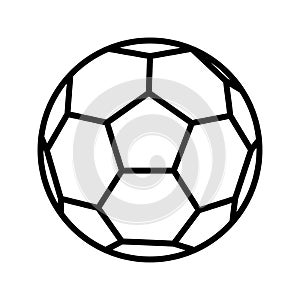 soccer ball icon vector design temp[late in white background