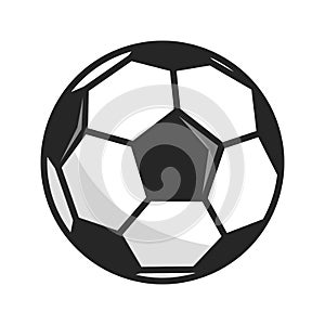 soccer ball icon vector design temp[late in white background