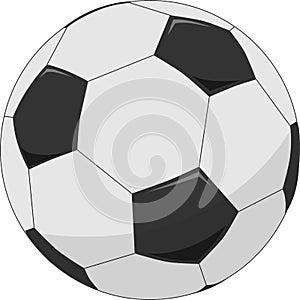 Futbalová lopta ilustrácie 