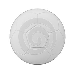 Soccer Ball isolated with clipping path on white background, 3d rendering