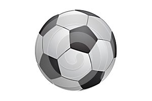 Soccer ball isolated on white Sports theme, tournament, soccer. Illustration