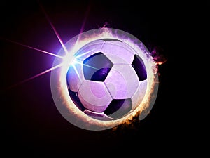 Soccer ball like solar eclipse