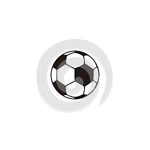 soccer ball logo Ideas. Inspiration logo design. Template Vector Illustration. Isolated On White Background