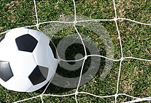 Soccer Ball on the Net