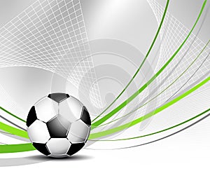 Soccer ball in net