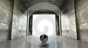 Soccer Ball Sports Stadium Tunnel