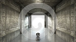 Soccer Ball Sports Stadium Tunnel