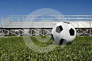 Soccer ball with stands