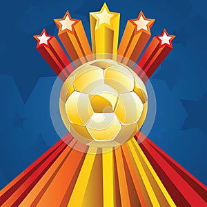 Soccer Ball with Stars