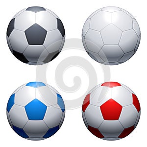 Soccer balls.