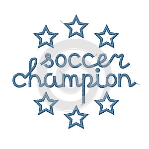 Soccer Champion Decoration