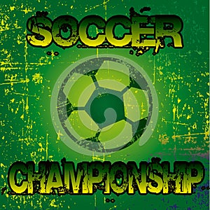 Soccer championship icon