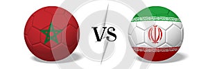 Soccer championship - Morocco vs Iran