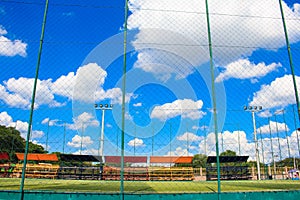 Soccer field with artificial turf in a stadium,Mae-Hia Public`s