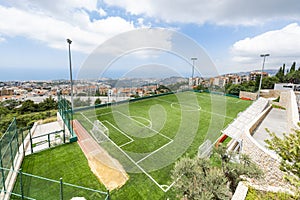 Soccer field, Football School playground