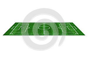Soccer field. Football stadium. Background green grass painted with line. Sport play. Floor perspective bg. Pitch green. Ground