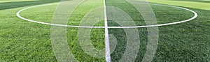 Soccer field grass