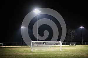 Soccer Field at Night