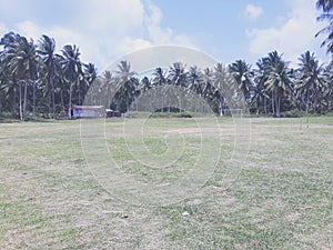 Soccer field, Natuna, Indonesia photo